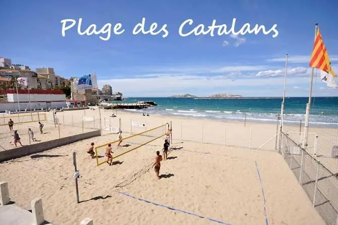 T2 Entre Plage Et Centre Ville-Terrasse/Parking Marseille Appartement